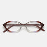RetroSuperFuture Occhiali da Vista Numero 145 Side Fade CMF Marrone Trasparente Trasparente Unisex 