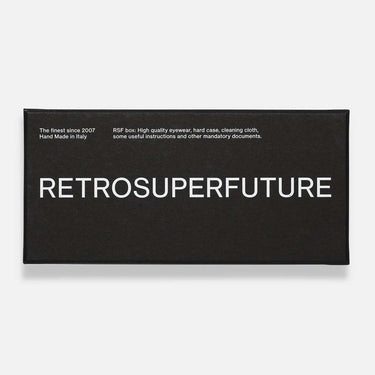 RetroSuperFuture Okulary Przeciwsłoneczne Amata Fantome BW5 Nero Rosso Unisex 3