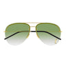 Saint Laurent Occhiali da Sole SL 11 M Classic 010 Oro/Verde Donna