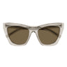 Saint Laurent Occhiali da Sole SL 214 KATE 032 New Wave Beige/Marrone Donna