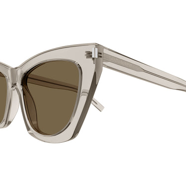 Saint Laurent Gafas de Sol SL 214 KATE 032 New Wave Beige/Marrón Mujer 3