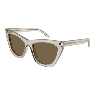 Saint Laurent Gafas de Sol SL 214 KATE 032 New Wave Beige/Marrón Mujer 2