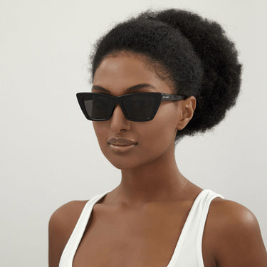 Saint Laurent Sunglasses SL 276 MICA 001 New Wave Black-Grey Women 3