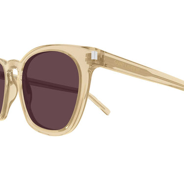 Saint Laurent Occhiali da Sole SL 28 055 Giallo Viola Unisex 3