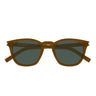 Saint Laurent Occhiali da Sole SL 28 057 Marrone/Verde Unisex
