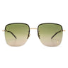 Saint Laurent Okulary Przeciwsłoneczne SL 312 M 003 Złoto/Zielony Damskie