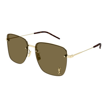 Saint Laurent Sonnenbrille SL 312 M 014 Gold/Dunkelbraun Damen 1