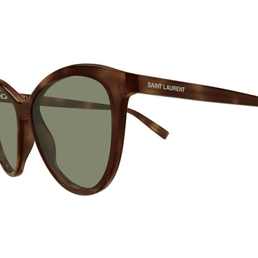 Saint Laurent Occhiali da Sole SL 456 010 Marrone/Verde Donna 2