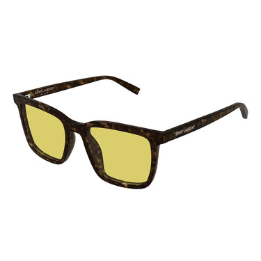 Saint Laurent Occhiali da Sole SL 500 008 Marrone/Giallo Uomo 1