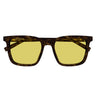 Saint Laurent Occhiali da Sole SL 500 008 Marrone/Giallo Uomo