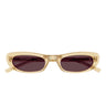 Saint Laurent Okulary Przeciwsłoneczne SL 557 SHADE 007 Żółty/Fioletowy Damskie