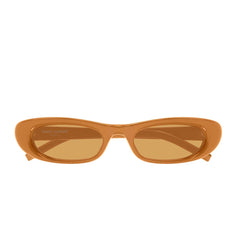Saint Laurent Occhiali da Sole SL 557 SHADE PLUMP 005 Arancione/Arancione Donna