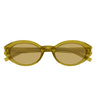 Saint Laurent Okulary Przeciwsłoneczne SL 567 004 Zielony/Brązowy Unisex