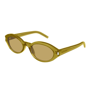 Saint Laurent Okulary Przeciwsłoneczne SL 567 004 Zielony/Brązowy Unisex 2