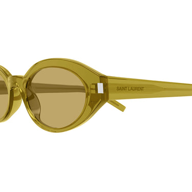 Saint Laurent Okulary Przeciwsłoneczne SL 567 004 Zielony/Brązowy Unisex 3