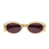 Saint Laurent Okulary Przeciwsłoneczne SL 567 007 Żółty/Fioletowy Unisex