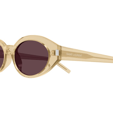 Saint Laurent Okulary Przeciwsłoneczne SL 567 007 Żółty/Fioletowy Unisex 3