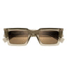 Saint Laurent Lunettes de Soleil SL 572 006 Jaune Marron Unisexe