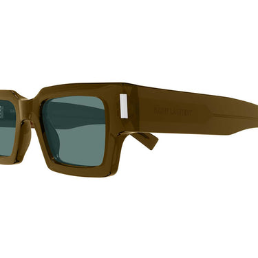 Saint Laurent Occhiali da Sole SL 572 013 Marrone/Verde Unisex 3