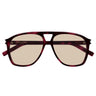 Saint Laurent Sunglasses SL 596 DUNE 003 Havana/Brown Gradient Women