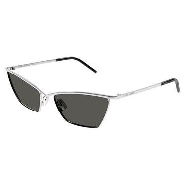 Saint Laurent Okulary Przeciwsłoneczne SL 637 002 Srebrno-Szare Damskie 1