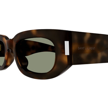 Saint Laurent Okulary Przeciwsłoneczne SL 697 002 Havana/Verde Unisex 2