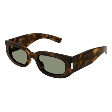 Saint Laurent Okulary Przeciwsłoneczne SL 697 002 Havana/Verde Unisex 1