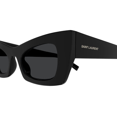 Saint Laurent Okulary Przeciwsłoneczne SL 702 001 Czarny/Szary Damskie 2