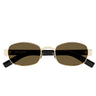 Saint Laurent Gafas de Sol SL 706 001 Negro/Marrón Unisex