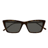 Saint Laurent Okulary Przeciwsłoneczne SL 737 MICA THIN 002 Havana/Szary Damskie