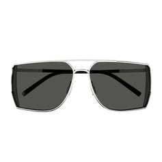 Saint Laurent Occhiali da Sole SL 750 002 Argento/Grigio Uomo