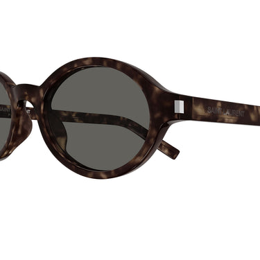 Saint Laurent Okulary Przeciwsłoneczne SL 751 JEANNE 002 Brązowy/Szary Damskie