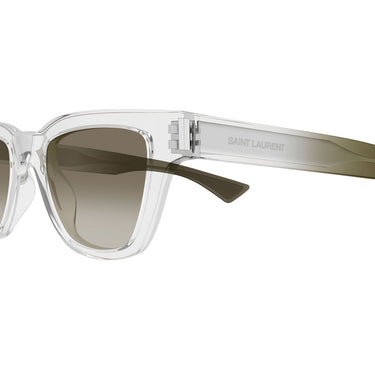 Saint Laurent Gafas de Sol SL 789 JACQUES 004 Transparente/Marrón Hombre 3