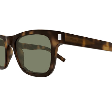 Saint Laurent Okulary Przeciwsłoneczne SL 819 003 Havana/Zielony Damskie