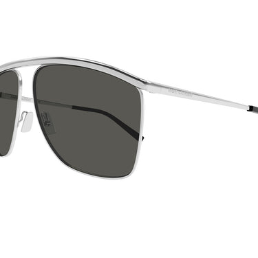 Saint Laurent Okulary Przeciwsłoneczne SL 820 VICTOIRE 001 Srebrny/Szary Damskie