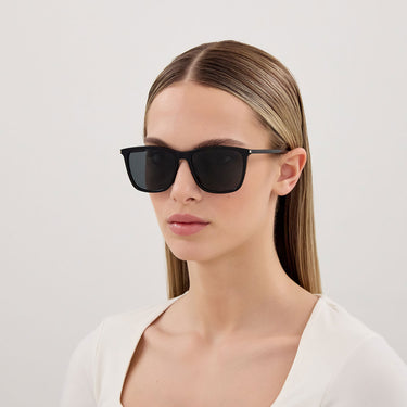 Saint Laurent Sonnenbrille SL 851 001 Schwarz Schwarz Unisex  4