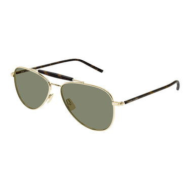 Saint Laurent Occhiali da Sole SL 864 003 Oro Marrone Verde Unisex 2