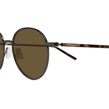 Saint Laurent Occhiali da Sole SL 865 004 Rutenio Marrone Marrone Unisex 2
