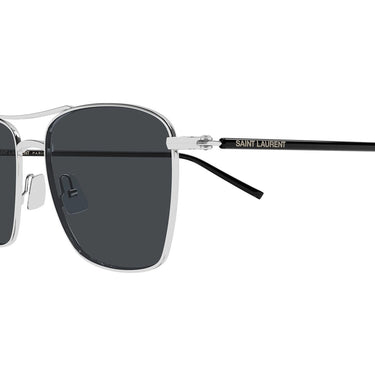 Saint Laurent Occhiali da Sole SL 866 002 Argento/Grigio Unisex 3