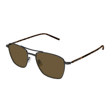 Saint Laurent Occhiali da Sole SL 866 004 Rutenio Marrone Marrone Unisex 1
