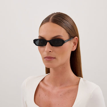 Saint Laurent Occhiali da Sole SL 872 ERIN 001 Nero Nero Donna 4