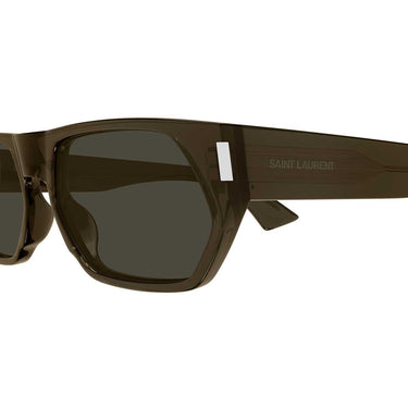 Saint Laurent Occhiali da Sole SL 898 004 Marrone Fango/Grigio Uomo 2
