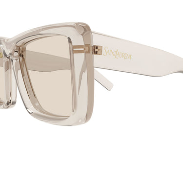 Saint Laurent Occhiali da Sole SL 900 HOWL 002 Beige Marrone Donna 3