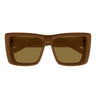 Saint Laurent Occhiali da Sole SL 900 HOWL 007 Marrone Trasparente Marrone Donna