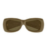 Saint Laurent Occhiali da Sole SL 901 HOWL 009 Marrone Fango/Marrone Unisex
