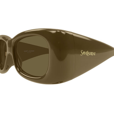 Saint Laurent Occhiali da Sole SL 901 HOWL 009 Marrone Fango/Marrone Unisex 2