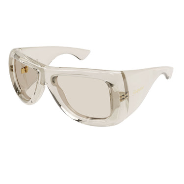 Saint Laurent Occhiali da Sole SL 902 HOWL 002 Beige Marrone Unisex 2