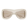 Saint Laurent Occhiali da Sole SL 902 HOWL 002 Beige Marrone Unisex