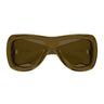 Saint Laurent Occhiali da Sole SL 902 HOWL 004 Marrone Marrone Unisex
