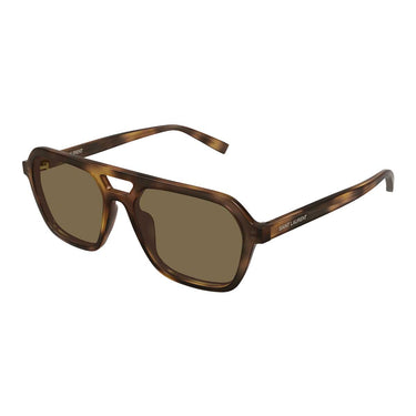 Saint Laurent Occhiali da Sole SL 905 007 Marrone/Marrone Unisex 2